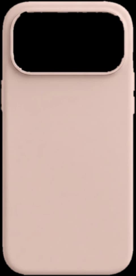 Blush silicone case for iPhone 18 Pro Max